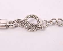 Captivating French Made Necklace in Sterling Silver