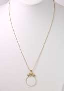 Romantic Triple Heart Pendant Necklace in 14K Yellow Gold