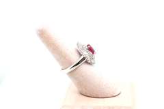 Lady's Ruby Diamond Ring