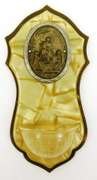 Vintage Celluloid Holy Water Font