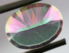 Prismatic! 9.10ct concave cut Mystic Quartz