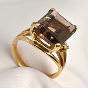 Tasteful Smoky Quartz Ring