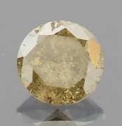 Stunning 0.40ct smooth cut Champagne Diamond solitaire