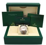 Rolex Datejust Two Tone 41mm Rose Gold Watch
