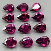 Natural 10.10ct violet Rhodolite Garnet set