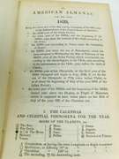 1839 American Almanac Antique Book