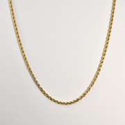 Popular Diamond Cut Rope Necklace