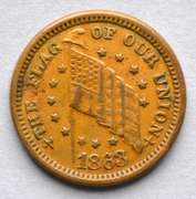 1863 Civil War Patriotic Token