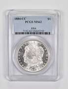MS62 1884-CC Morgan Silver Dollar - GSA - Graded PCGS