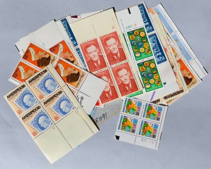 3 24 Cent and 19 22 Cent Mint US Plate Blocks