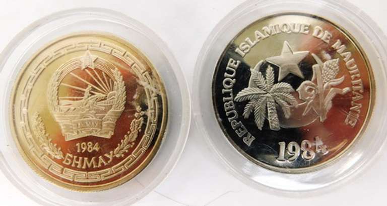 2 - 1984 International Games Coins