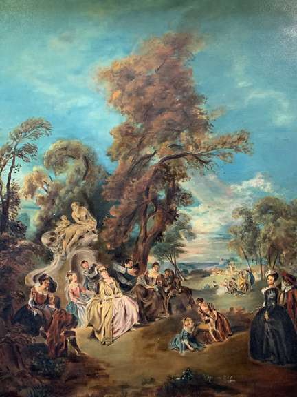 Astonishing Vintage Large Original Oil On Canvas