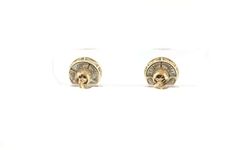 Trendy +2ctw Diamond 14kt Earrings