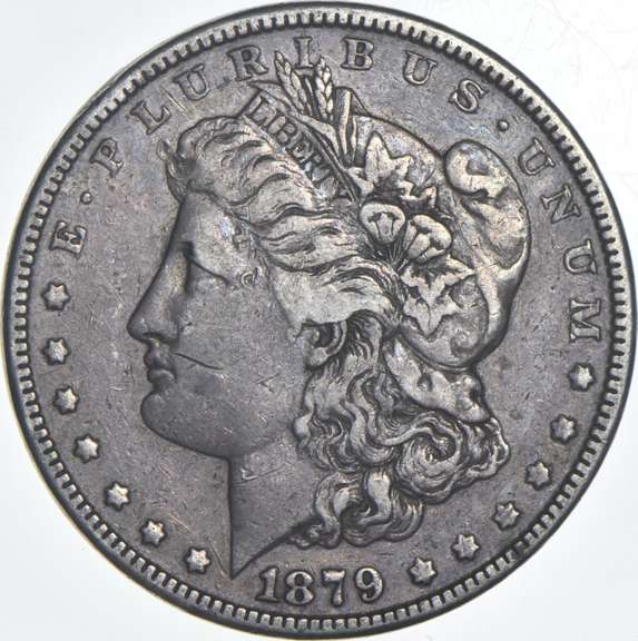 1879-S Morgan Silver Dollar Type 1878 78 Reverse