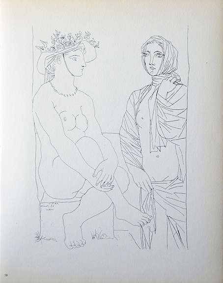PABLO PICASSO, TWO WOMEN PABLO PICASSO TWO WOMEN