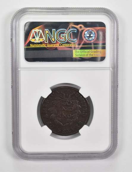 VF25 BN 1802 Draped Bust Large Cent - Graded NGC