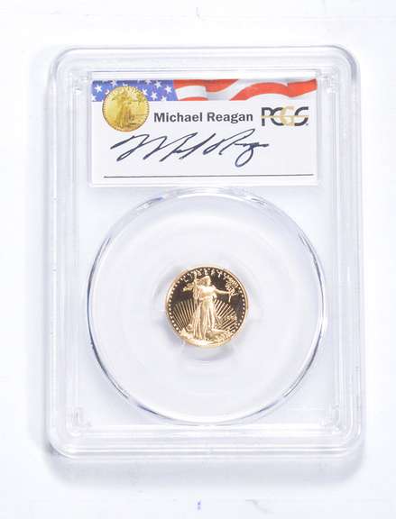 PR70DCAM 1996-W $5 American Eagle 1/10 Oz Gold Reagan Legacy - PCGS