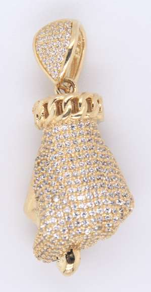 Fancy Yellow Gold Pendant