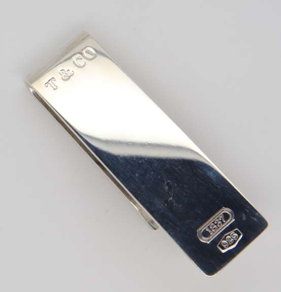 Tiffany & Co Sterling Silver 1837 Makers Narrow Money Clip