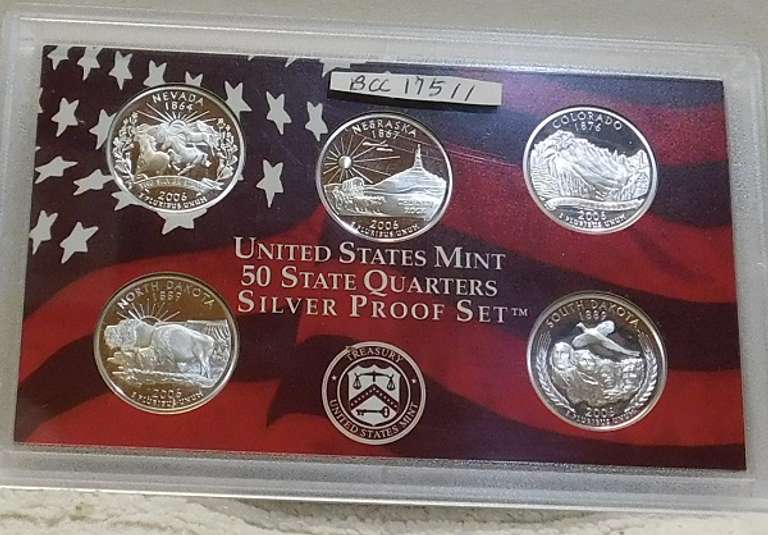 2006 Silver PRF State Qtr Set