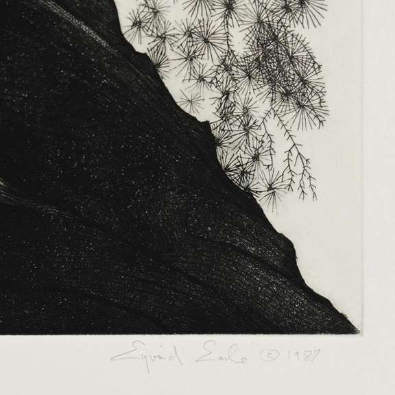 Eyvind Earle (1916-2000), "Norway Pine" Limited Edition Lithograph, Numbered and Hand Signed with Letter of Authenticity.