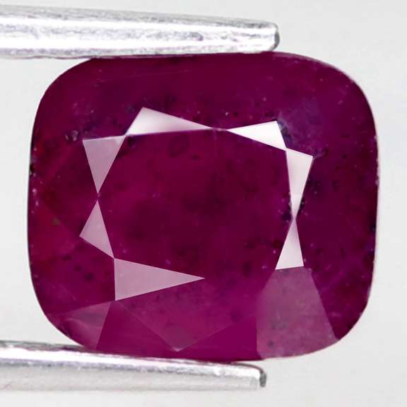 Stunning violet red 2.88ct unheated Ruby