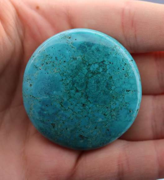 Huge! 153ct Persian blue Turquoise cabochon