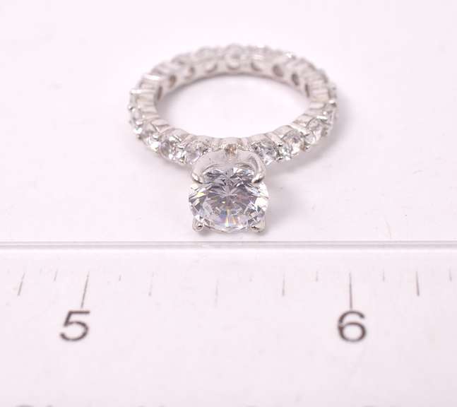 Beautiful Eternity Ring in Sterling Silver