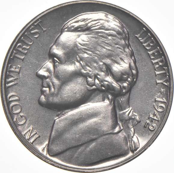 1942-P Jefferson Nickel - Proof