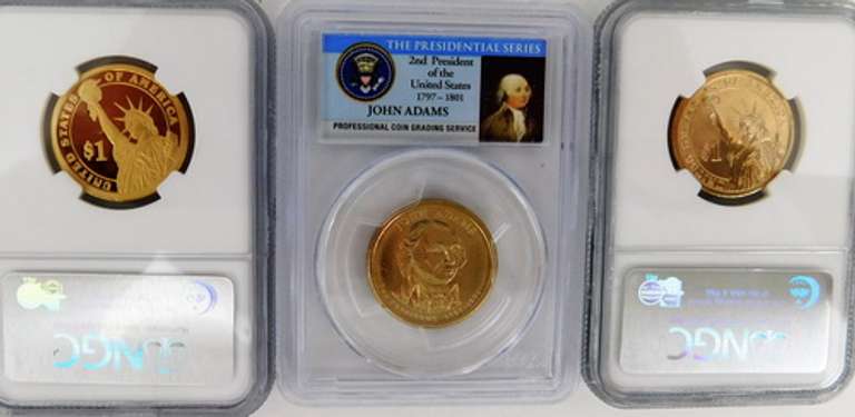 3 - 2007 1st Day Presidential Dollars, All Graded