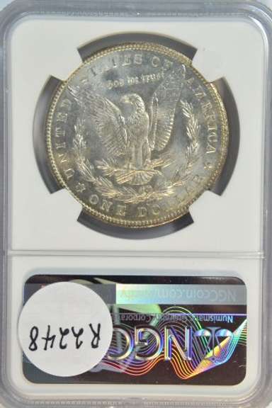 Blazing near Gem BU 1904-O Morgan Silver Dollar. NGC MS64