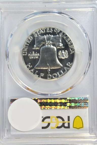 Immaculate Gem Proof 1956 (Type 2) Franklin Half. PCGS PR67