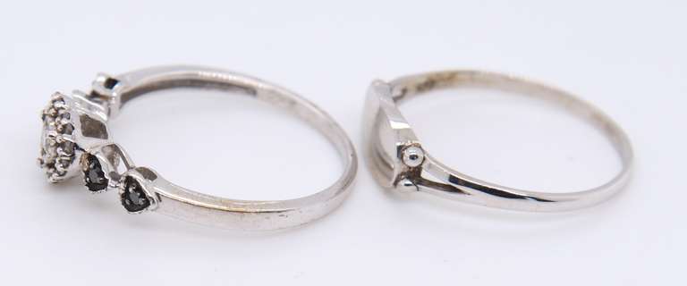 Lot of 2 Sterling Silver Rings