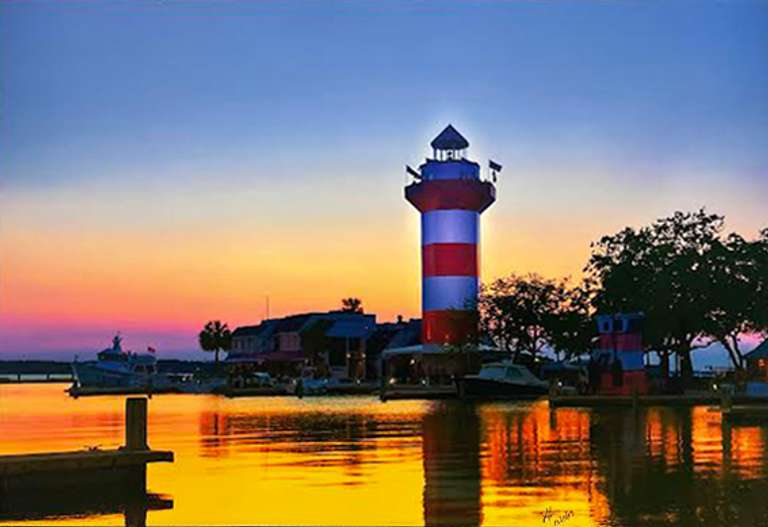 Sunset Decorative Artwork Boxed Framed