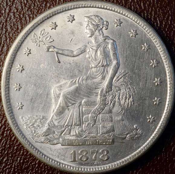 Lustrous 1878-S Trade Dollar.