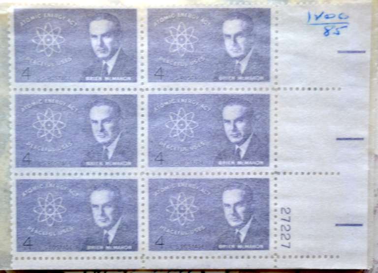 76 4 Cent Mint US Plate Blocks $16 Face Value