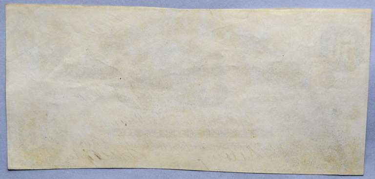 July 25 TH 1861 $50 Confederate Note Near Unc