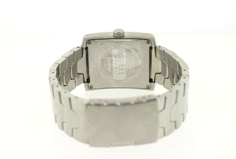 Radically Red Brand New Guess Men's Steel Watch