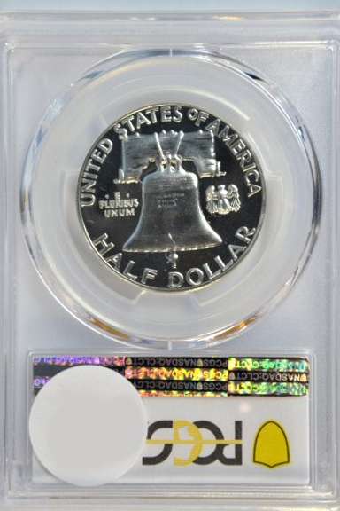 Near Flawless 1956 PCGS PR68 graded Franklin Half Dollar