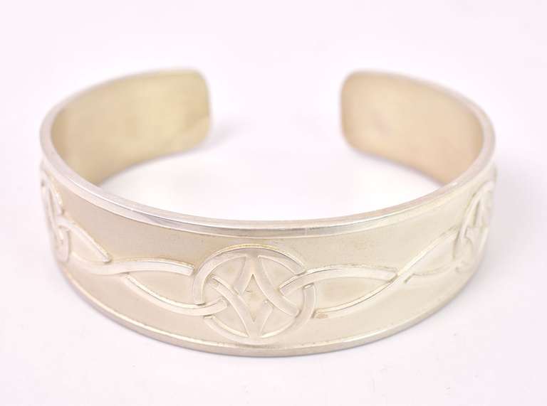 Fancy Cuff Bracelet in Sterling Silver