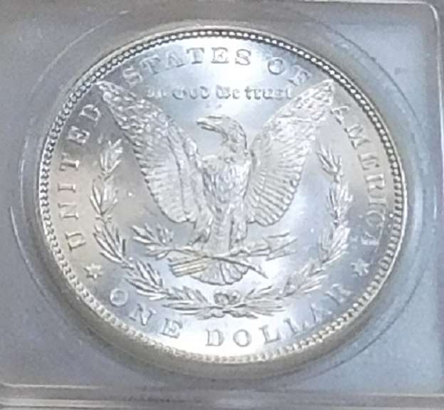 1885 Morgan Dol ICG MS-64 tone