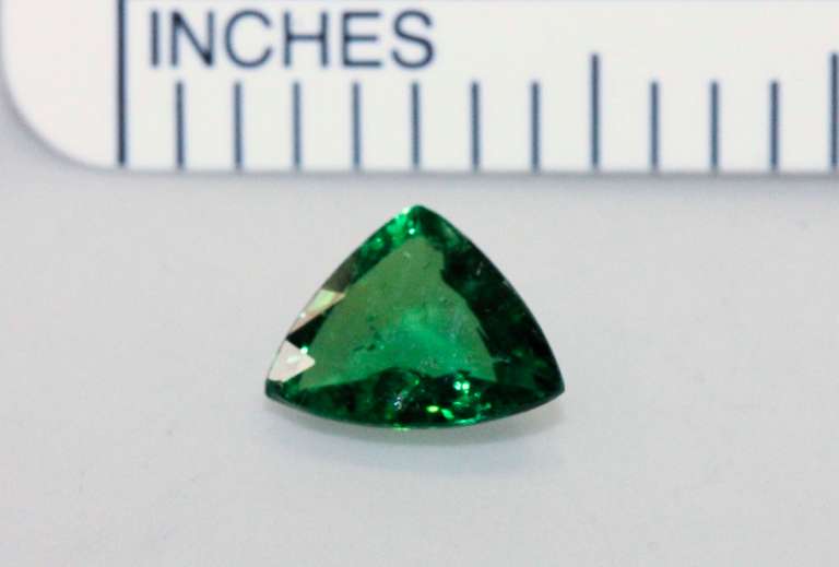 Handsome Natural Tsavorite Trillion