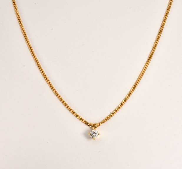 1/3 Ct. Diamon Pendant o  Necklace
