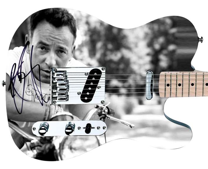 Rare Hand Signed Bruce Springsteen
