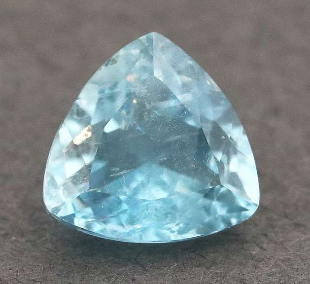 Silvery blue UNHEATED 1.45ct Aquamarine