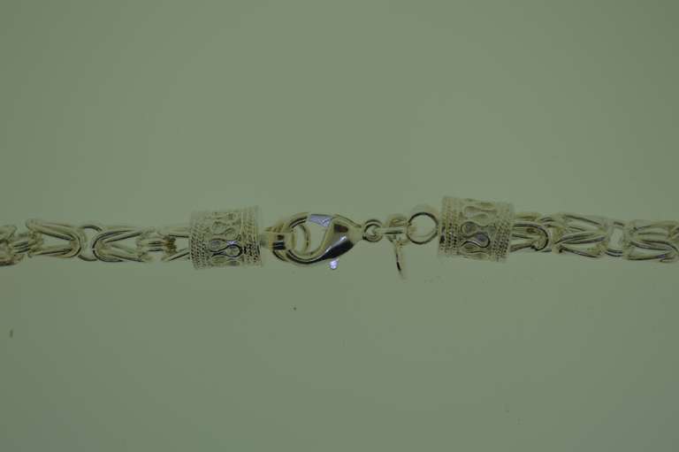 Sterling Silver Byzantine Chain Necklace
