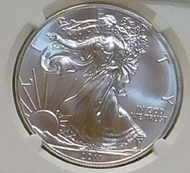 2011 (s) Unc Silver Eagle NGC MS-69
