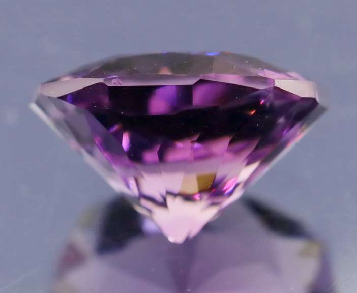 Pristine 5.90ct Portuguese cushion cut Bolivian Amethyst