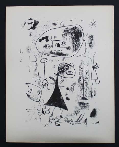 JOAN MIRO LITHOGRAPH 1947