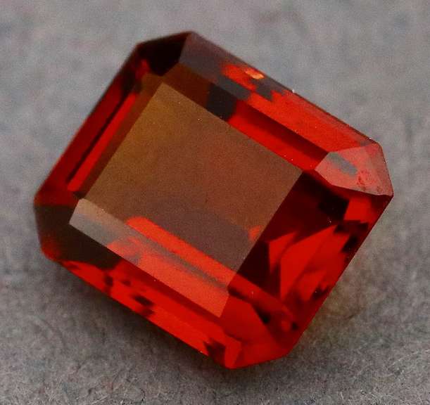 High grade 2.07ct red orange Hessonite Garnet
